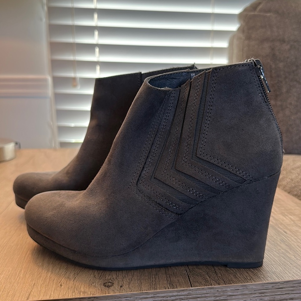 Wedge booties